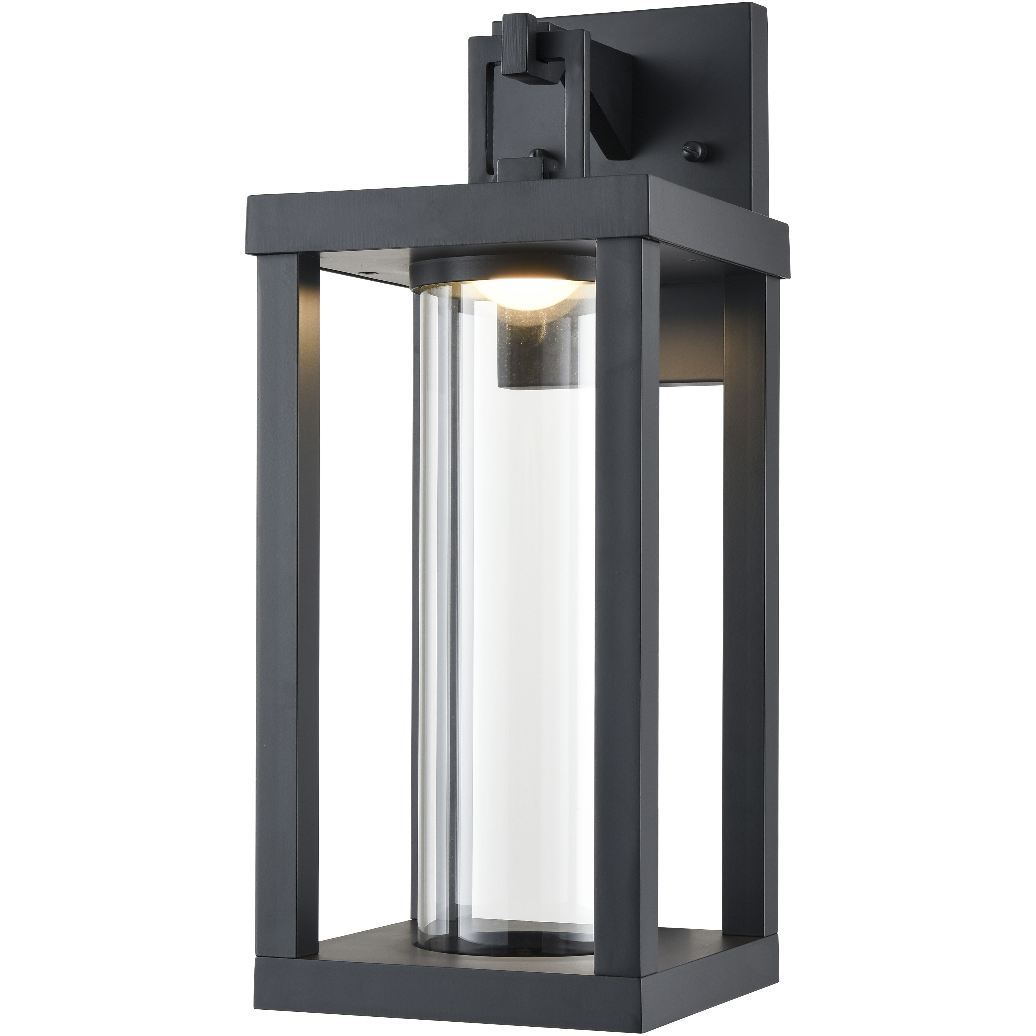 Dumont LED 16 inch Powder Coated Black Outdoor Wall Sconce